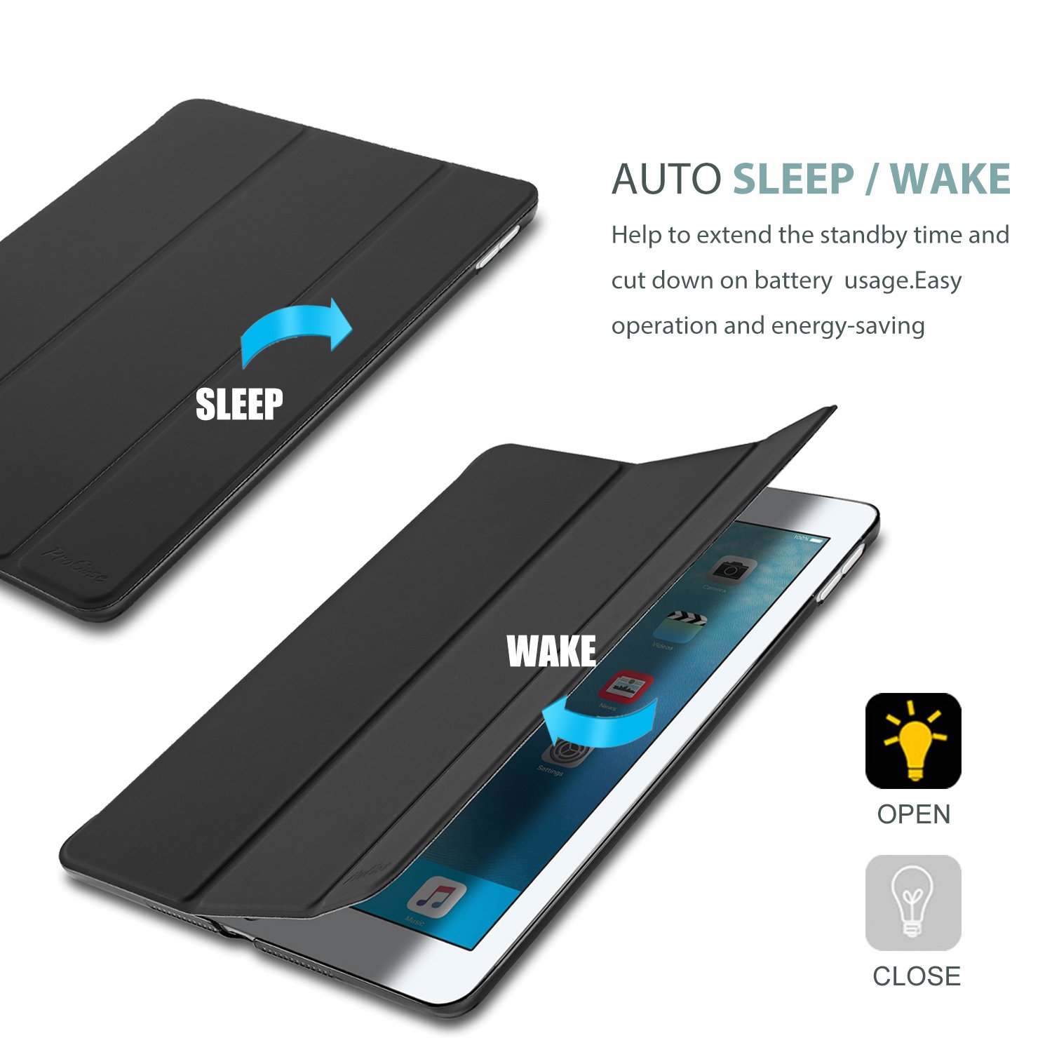 Amazon.co.jp: ProCase Dedicated Apple iPad Case, Ultra Thin and